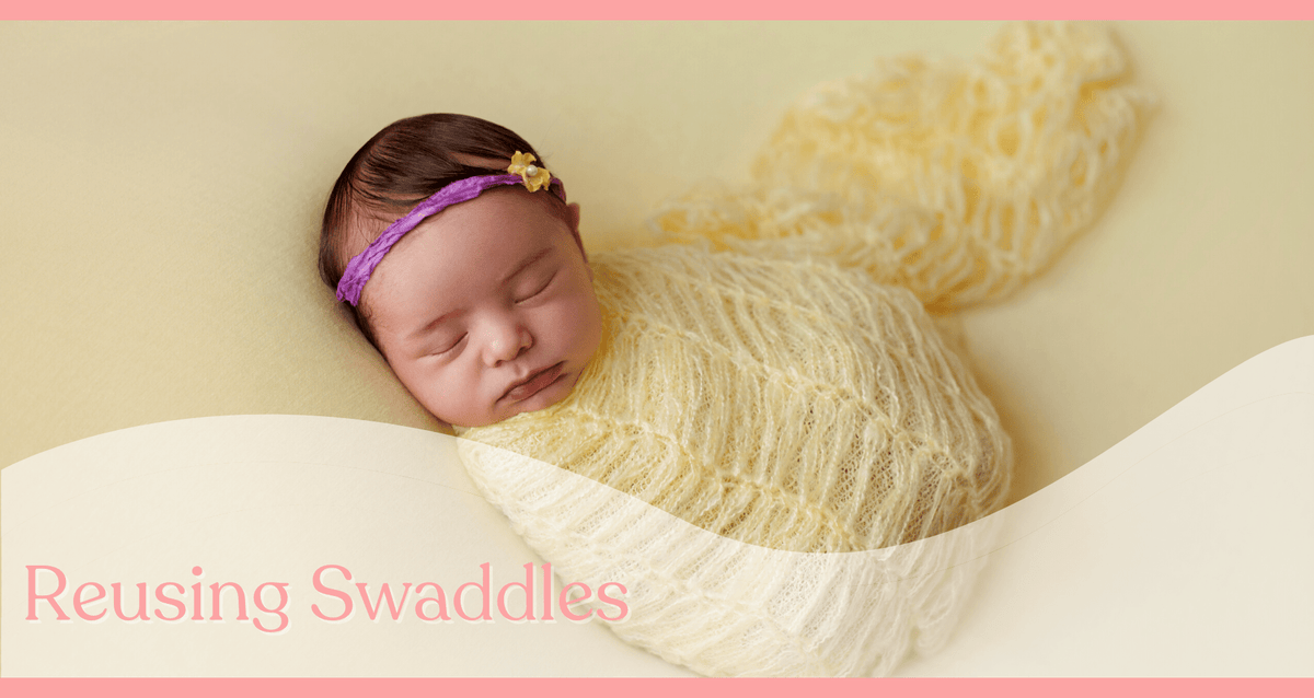 Reusing Swaddles - haus & kinder