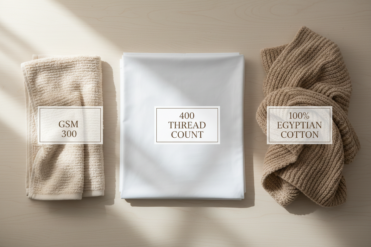 How to Read a Home Textile Label: Thread Count, GSM, Cotton Types Explained