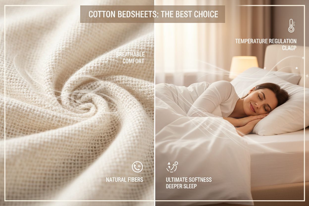 Why Cotton Bedsheets Are the Best Choice for Comfortable Sleep?