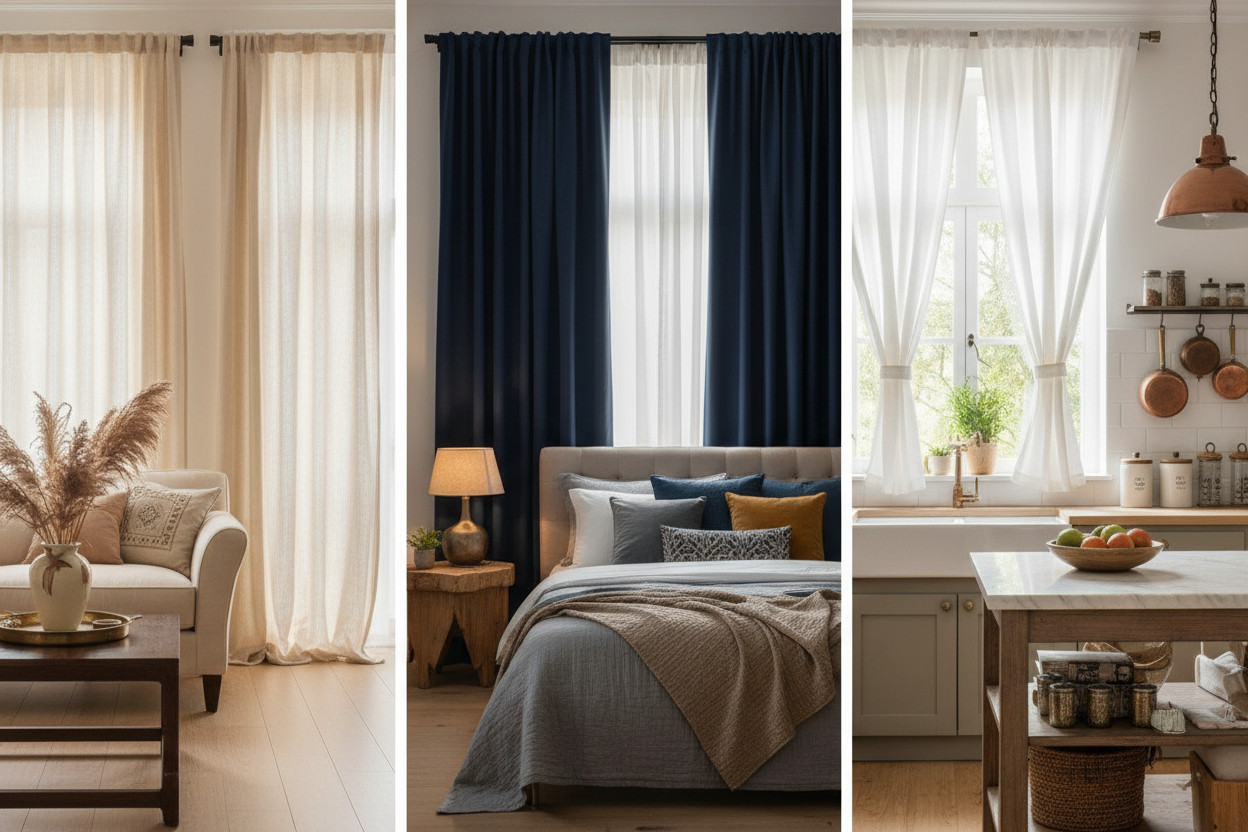 How to Choose the Perfect Curtains for Every Room in Your Home