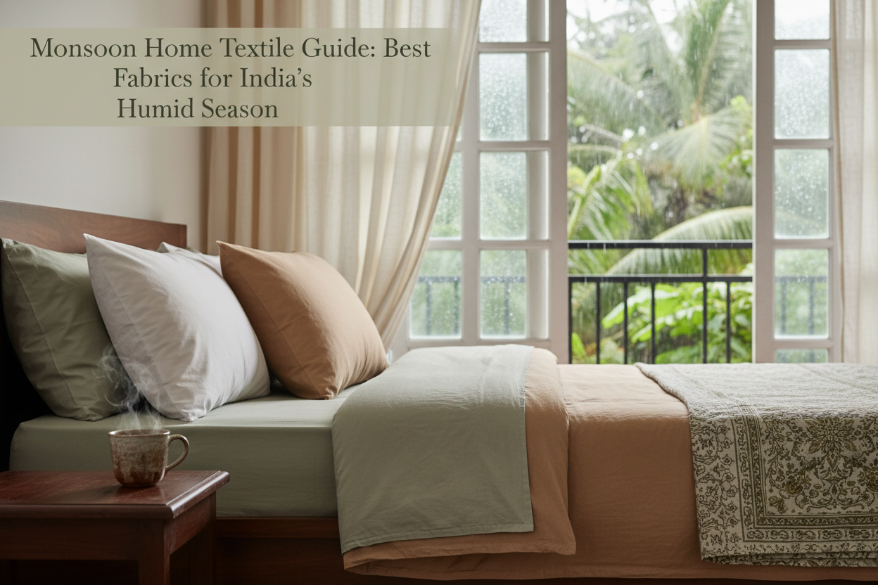 Monsoon Home Textile Guide: Best Fabrics for India's Humid Season
