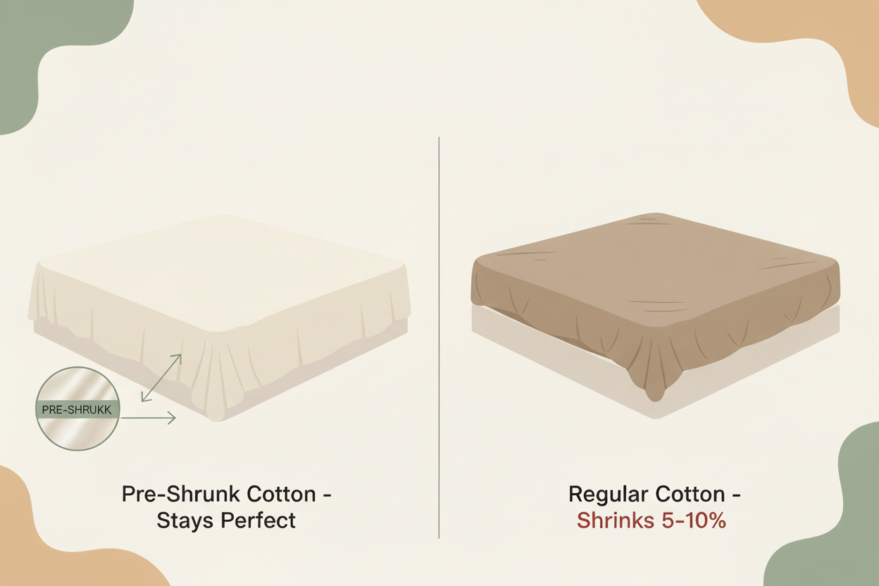 Why Pre-Shrunk Cotton Matters for Indian Bedsheets