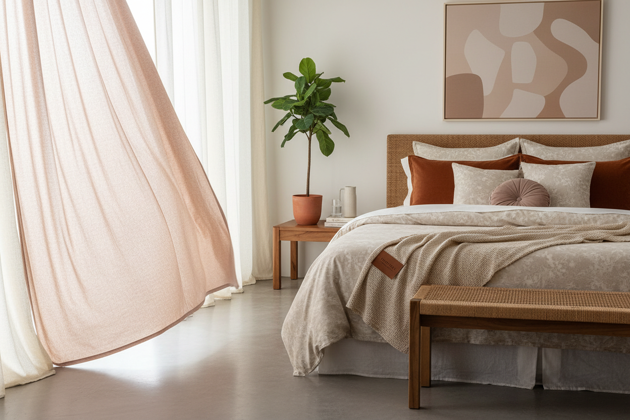 Weekend Bedroom Refresh: Transform Your Room with New Curtains and Bedsheets
