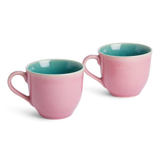 Pink Moss Cup Set of 2