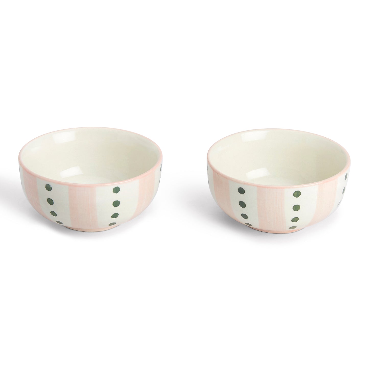 VM Ceramic Hand painted Small Bowl, Set of 2