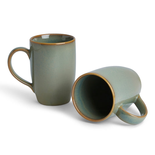 Thyme Mist Mug- Green Set of 2