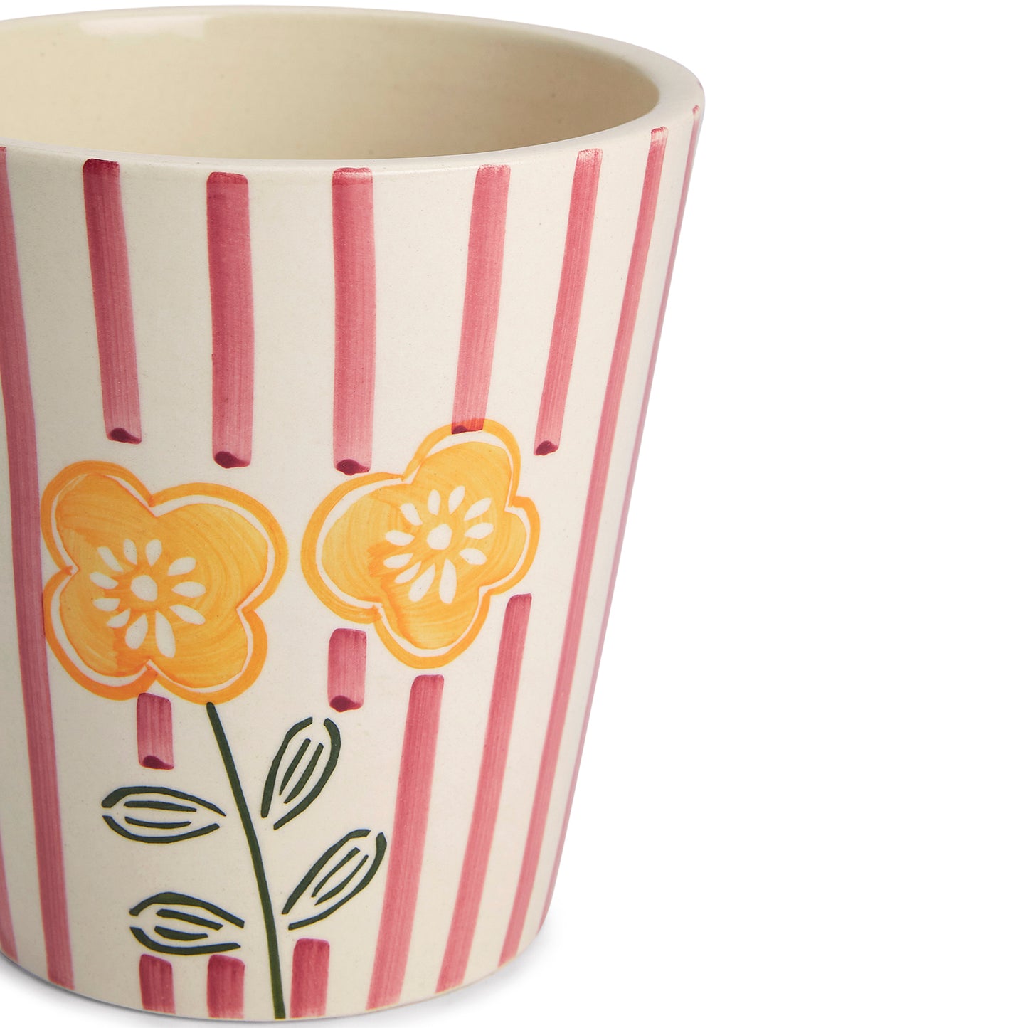 VM Collection Ceramic Flower vase, Multicolor