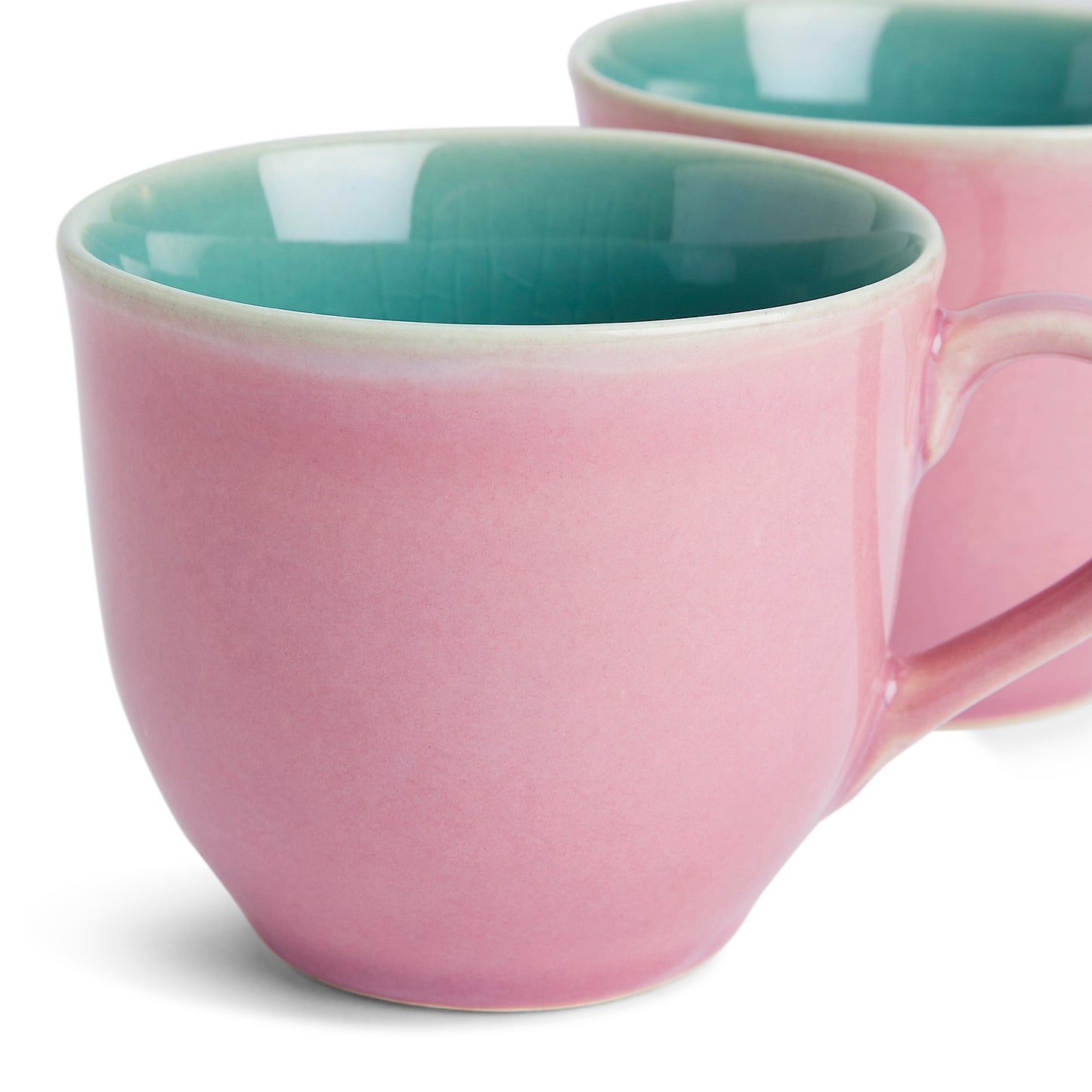 Pink Moss Cup Set of 2