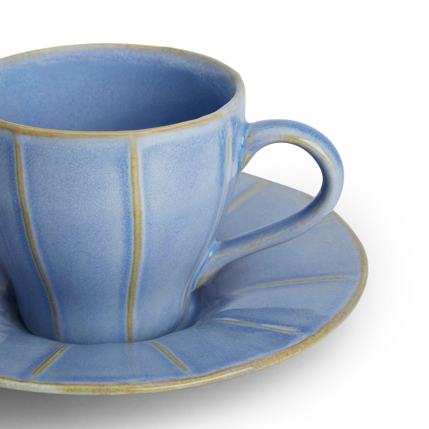 Nimbus Clay Cup & Saucer- Sky Blue