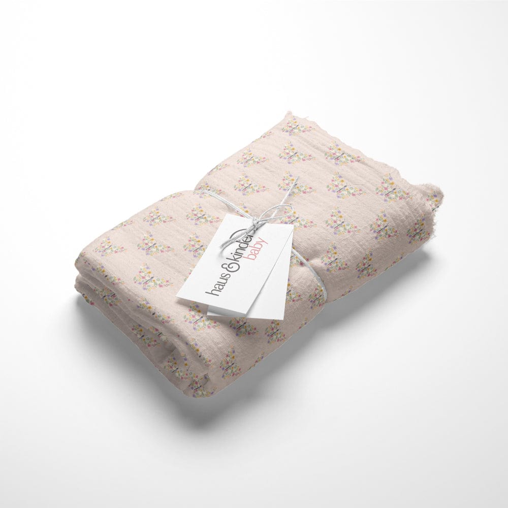 Papillon Paradise Collection 100% Organic Cotton Muslin Swaddle Pack Of 3