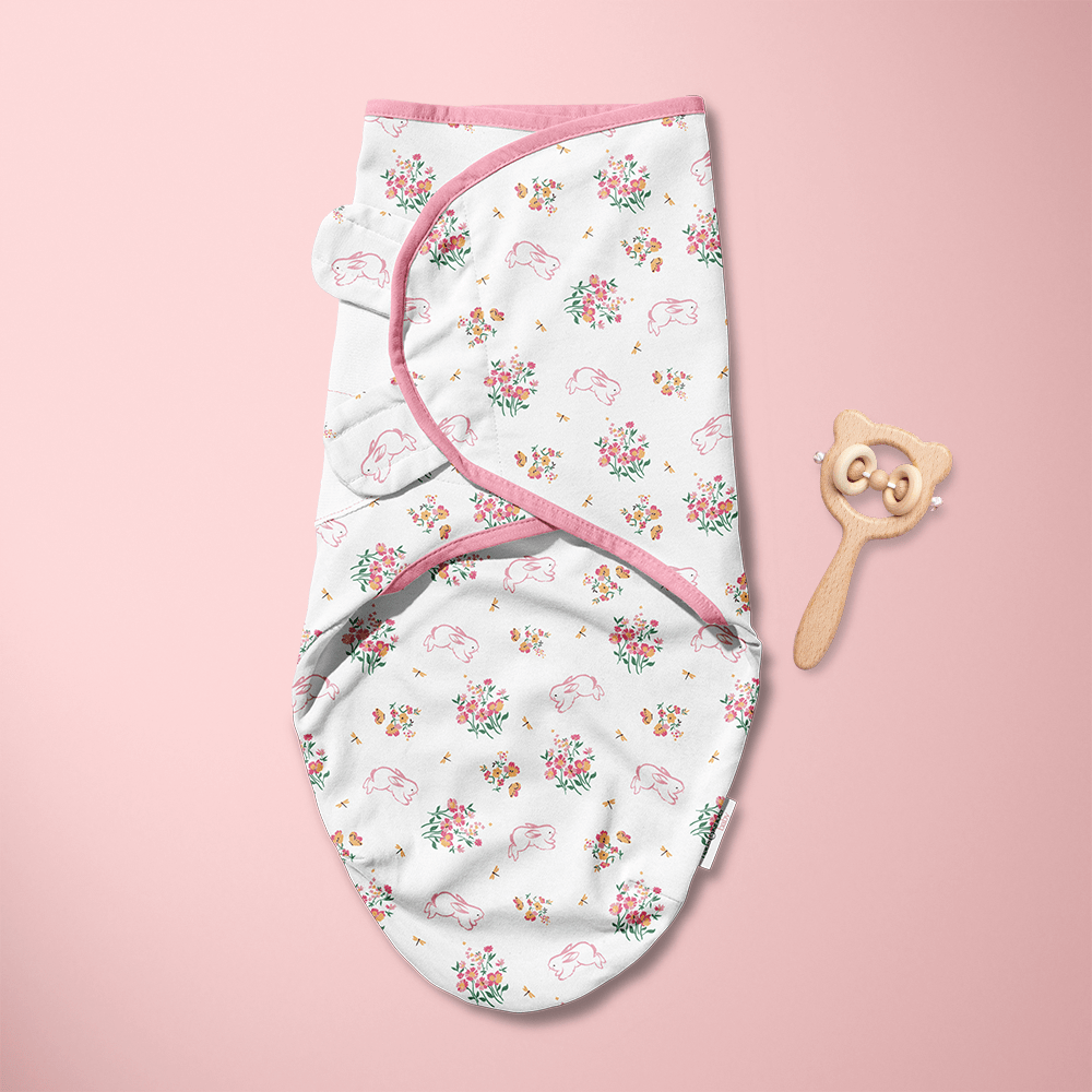 H&K Dreamsack Easy Wrap Swaddle, Hippity hop. Size (0-3 months)