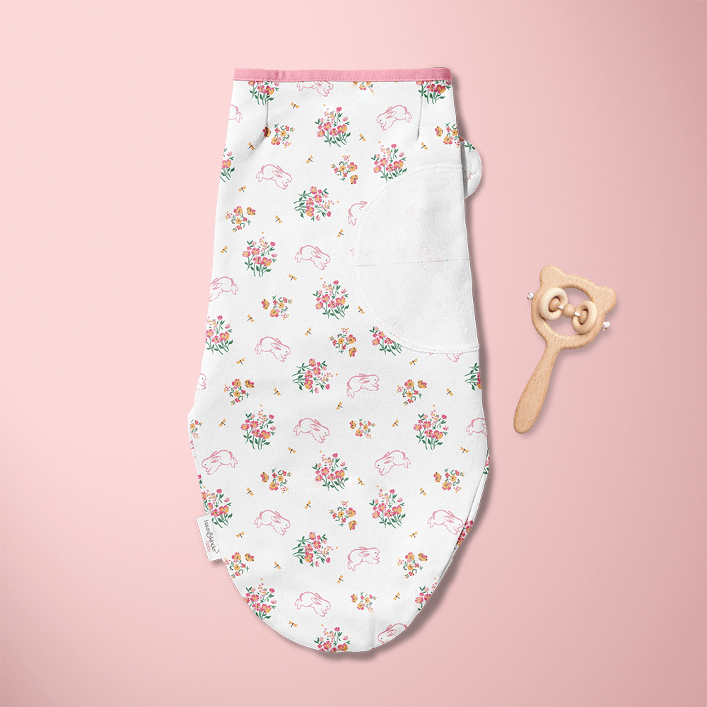 H&K Dreamsack Easy Wrap Swaddle, Hippity hop. Size (0-3 months)