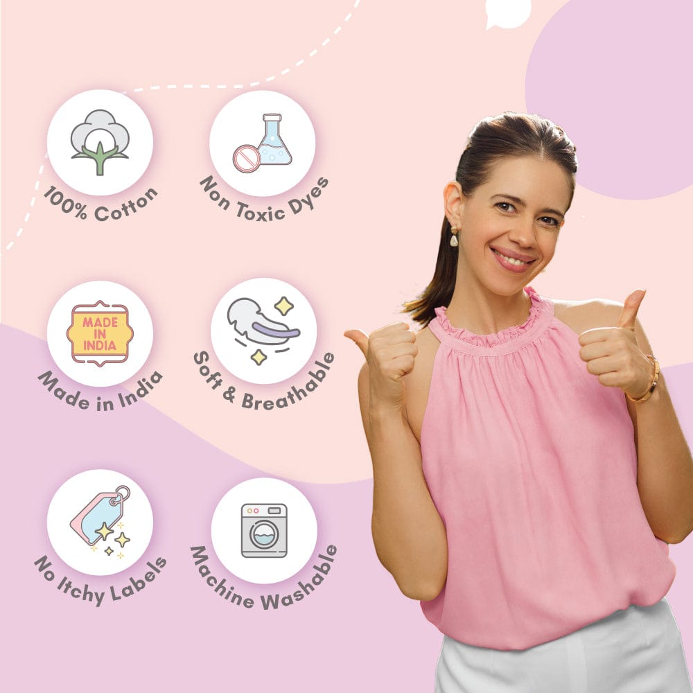 100% Cotton Full Sleeve Girl Top, Pink