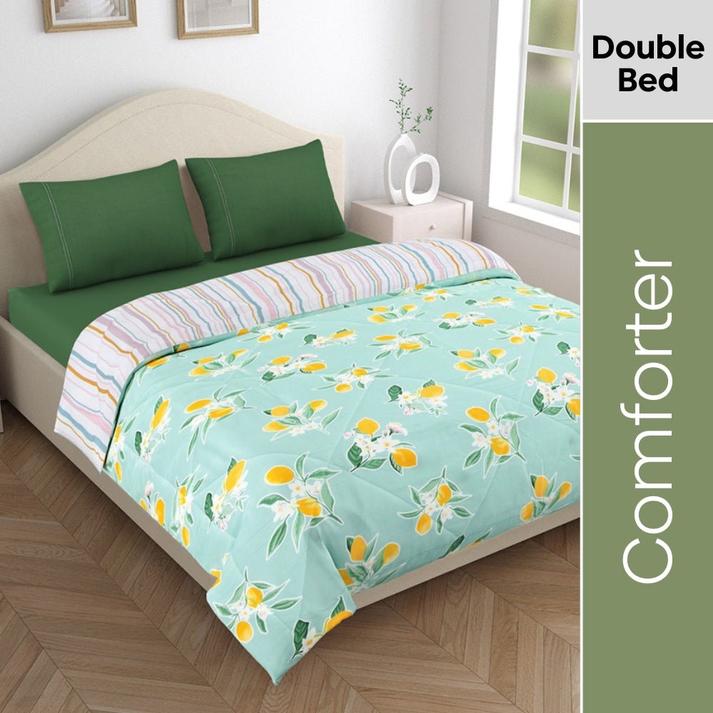 Microfibre Reversible Comforter, Citrus Breeze - Comforter | haus & kinder