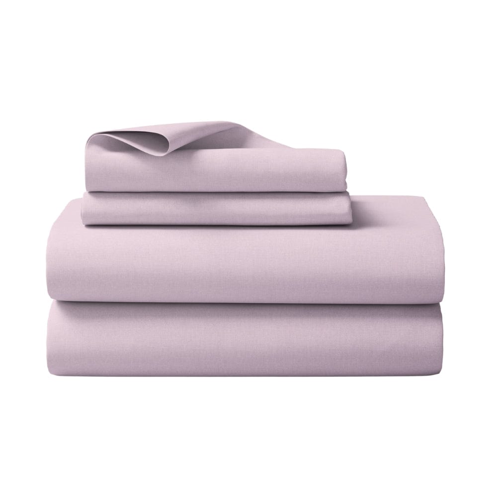 Tencel 300 TC King Flat Bedsheet- Lavender Fog