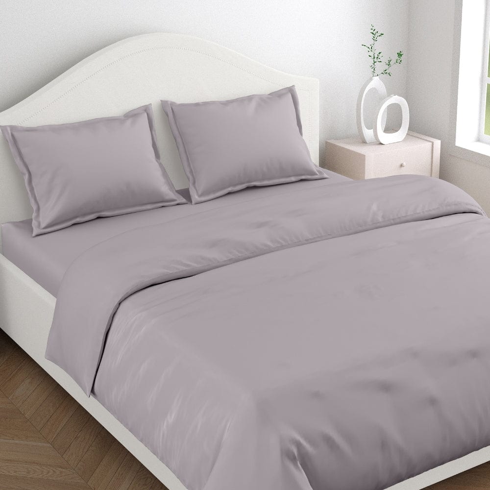 Mauve 100% Cotton Bedsheet, 300 TC
