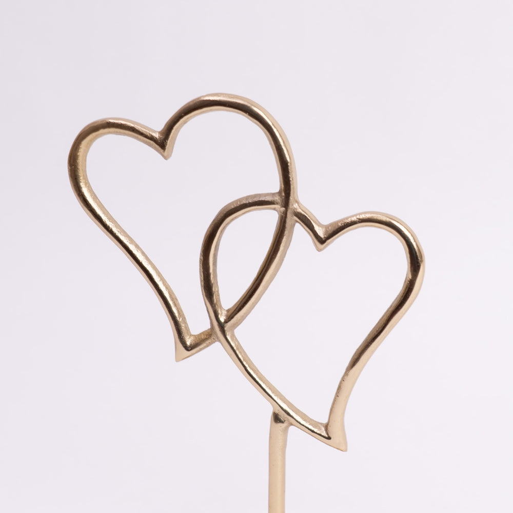 Entwined Hearts Centerpiece- Gold