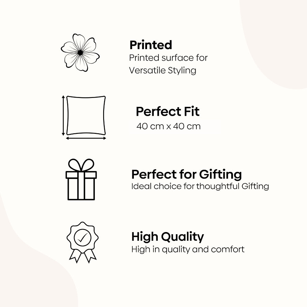 Bloom Reverie 100% Cotton Cushion Covers, Pack of 5
