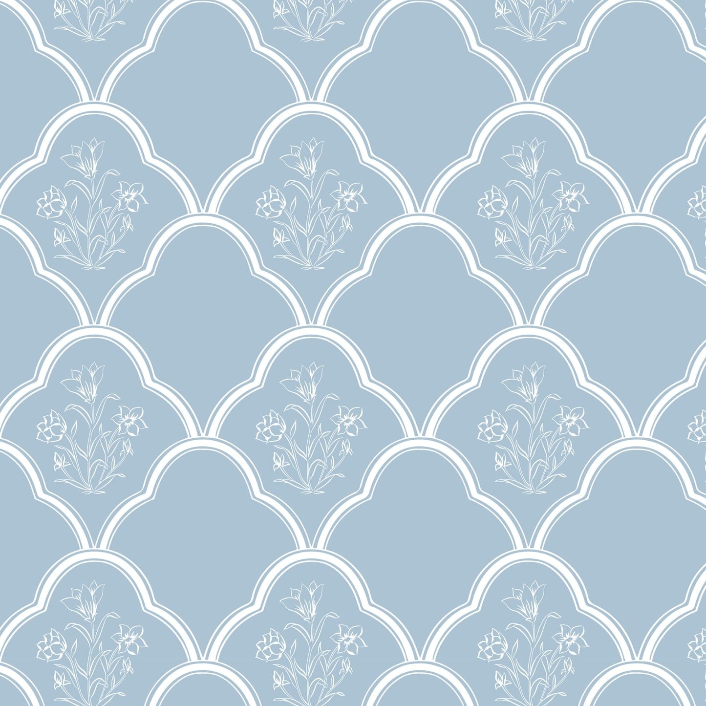 100% Cambric cotton Reversible AC Blanket - Classic Trellis