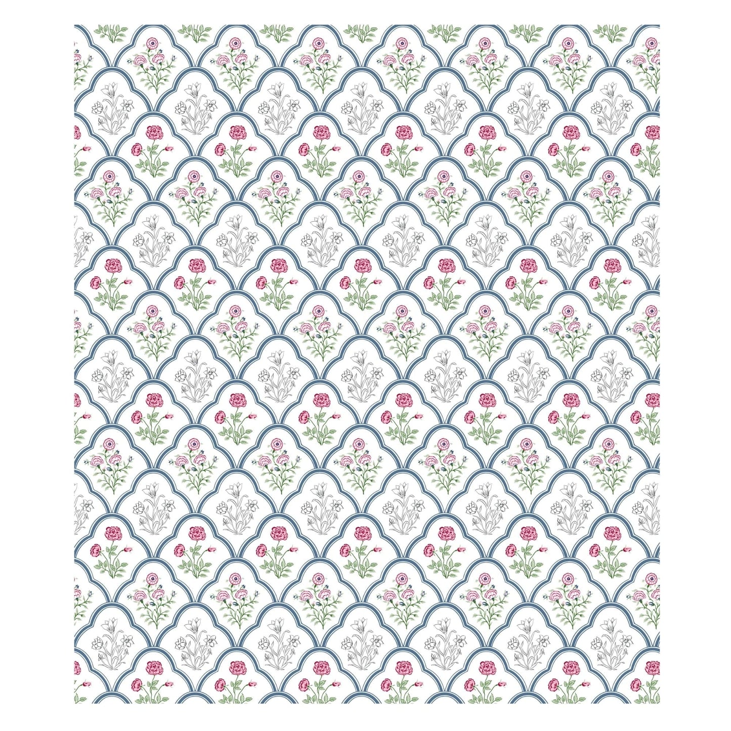 100% Cambric cotton Reversible AC Blanket - Classic Trellis