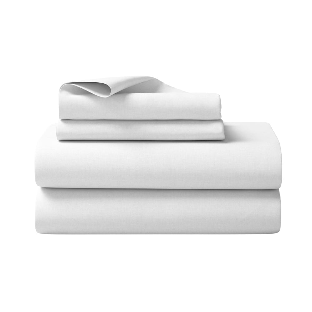 Tencel 300 TC King Flat Bedsheet- Cloud Drift