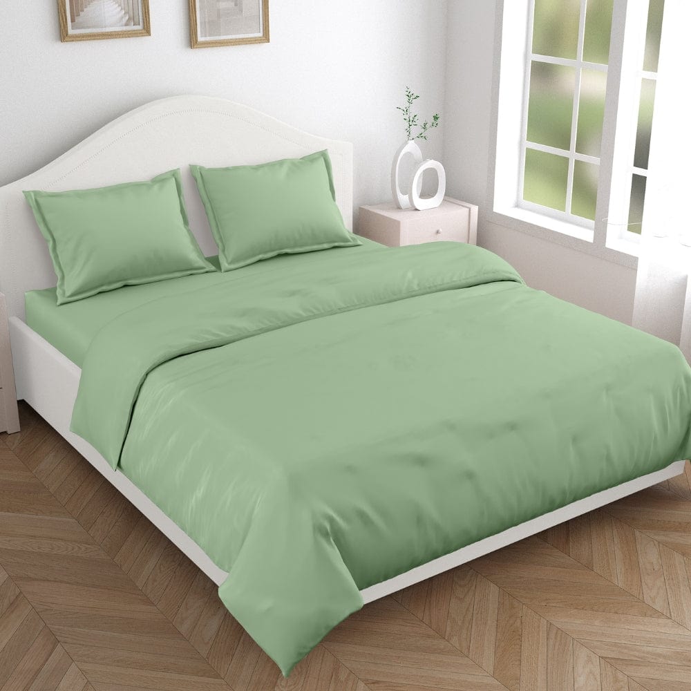Olive 100% Cotton Bedsheet, 300 TC