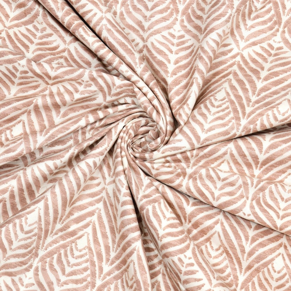 Digital Printed Ultra Soft Peach Finish Reversible Dohar, Hydrangea Mist, Peach