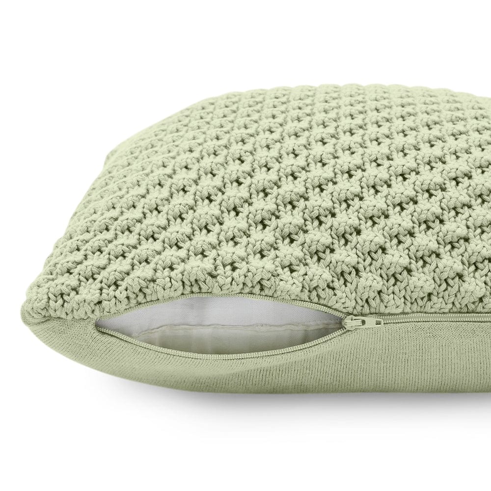 Knitted Decorative Bubble knit Cushion Cover, Desert Sage