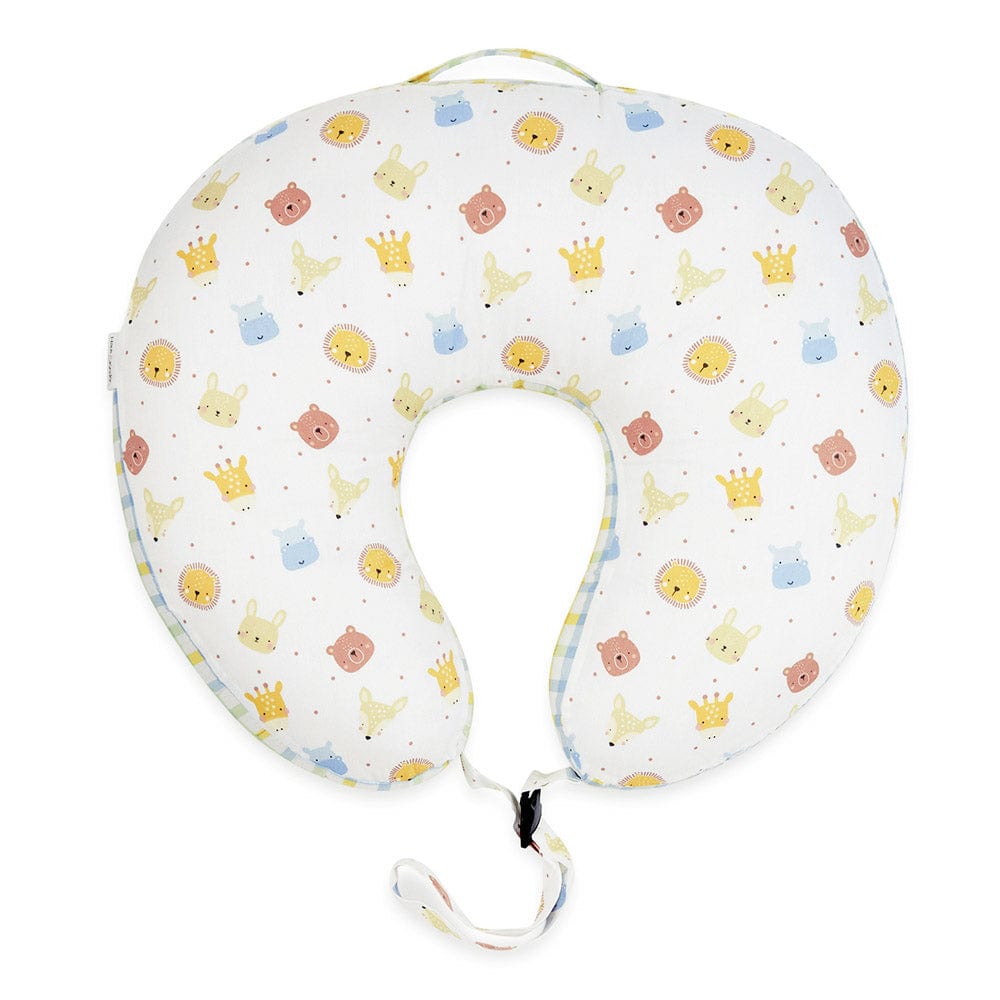 Animal Party 100% Cotton Multipurpose Feeding/Nursing pillow