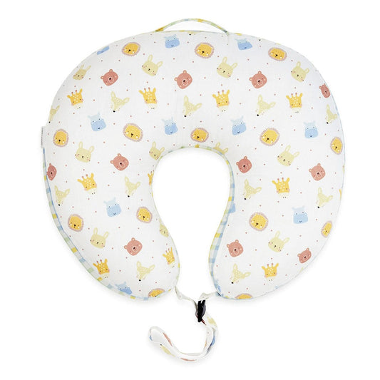 Animal Party 100% Cotton Multipurpose Feeding/Nursing pillow