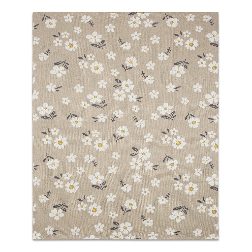 Little bloom Cotton Knitted All Season AC Blanket