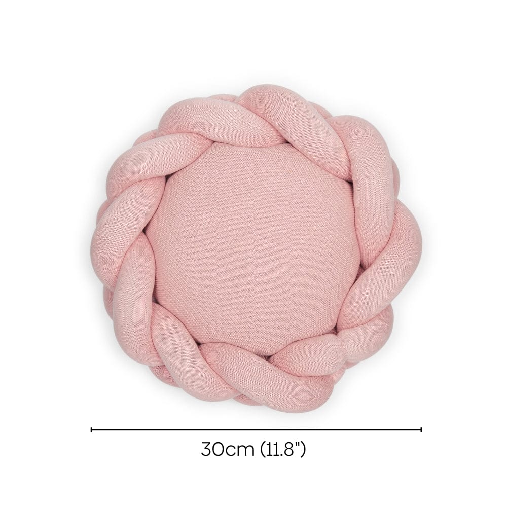 Knitted Shape Pillow -Cameo Pink
