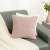 Knitted Decorative Bubble knit Cushion Cover, Cameo Pink