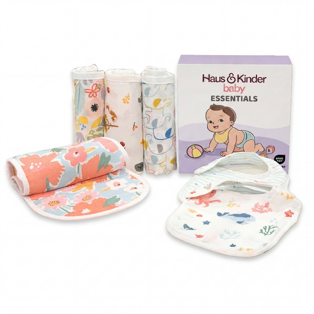 100% Cotton pack of 6 feeding essential
