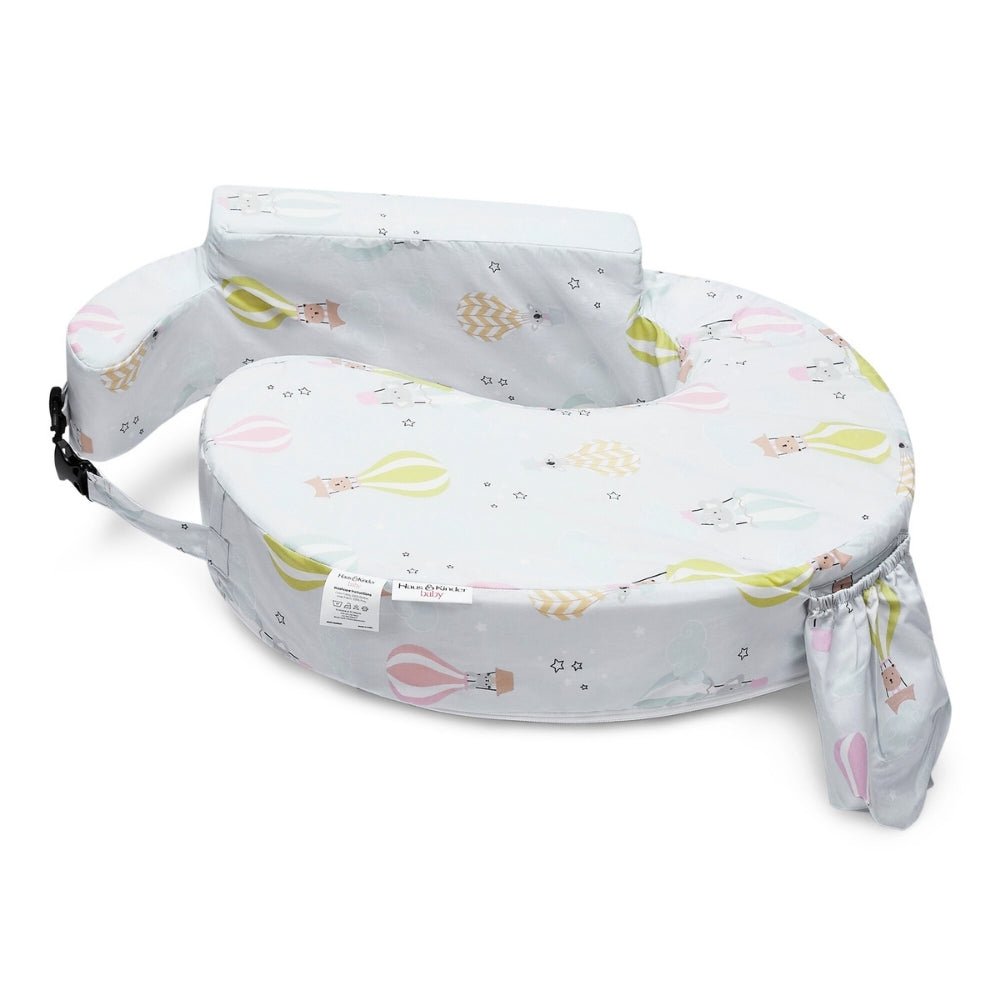 Hot Air Balloon Feeding Pillow - Posture Support With Pocket 0-12 month - Feeding Pillow | haus & kinder