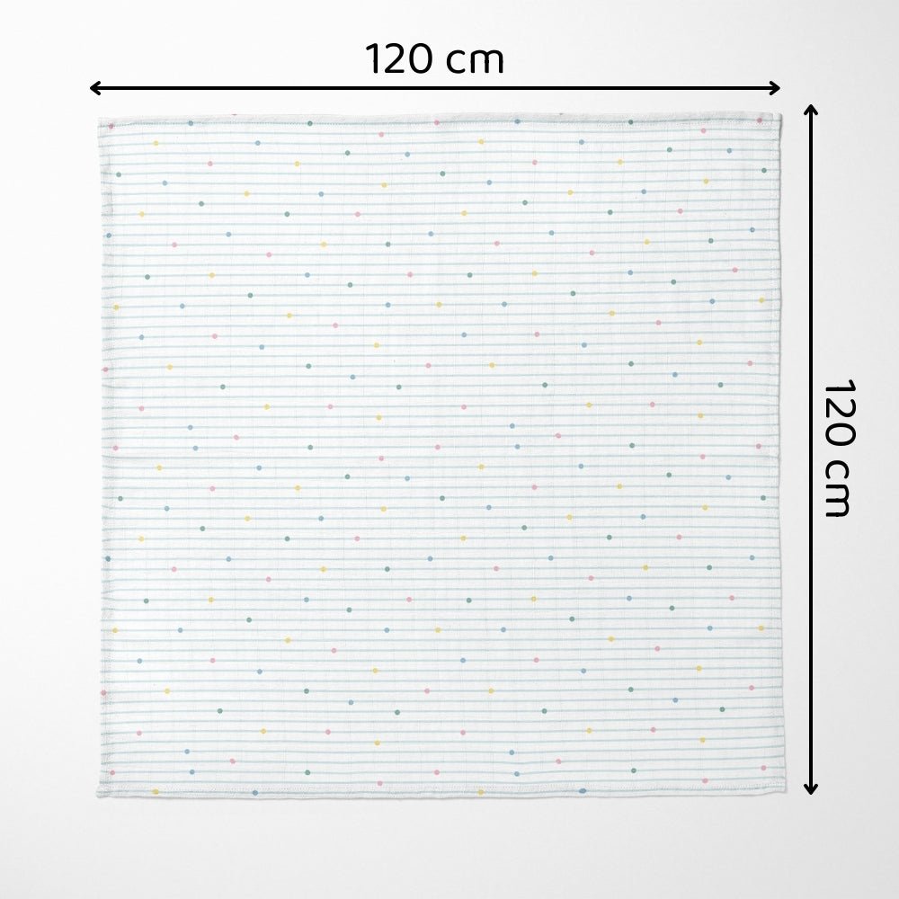 Twinkle Dreams Collection Muslin Swaddle- Pack Of 3 - Swaddles | haus & kinder