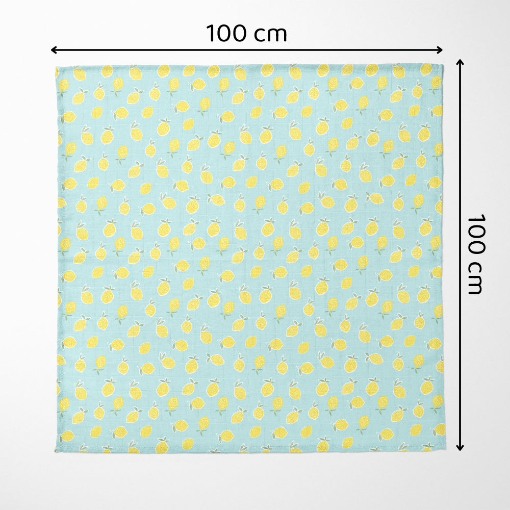 Little Sunshine Collection 100% Cotton Muslin Swaddle Pack Of 3