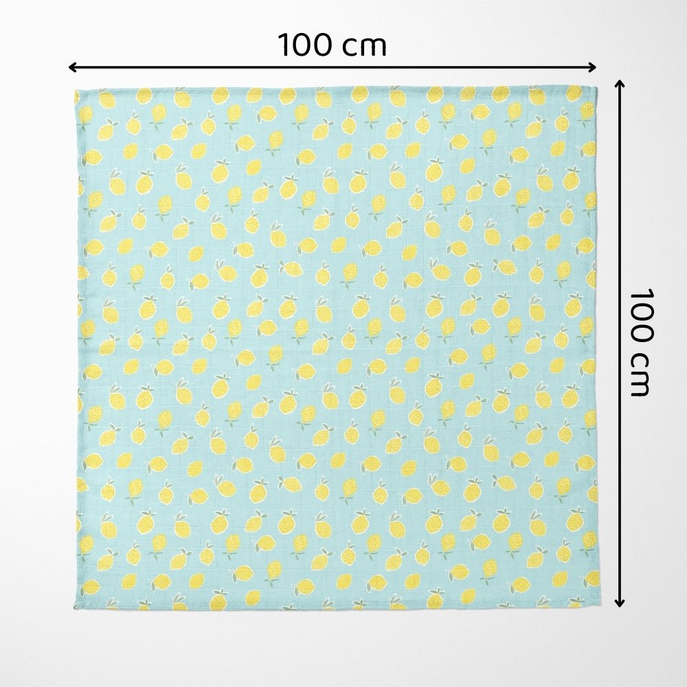 Little Sunshine Collection 100% Cotton Muslin Swaddle Pack Of 3 - Swaddles | haus & kinder