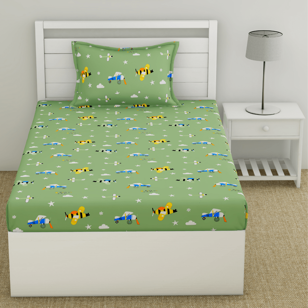 Single Size 100% Cotton Bedsheet