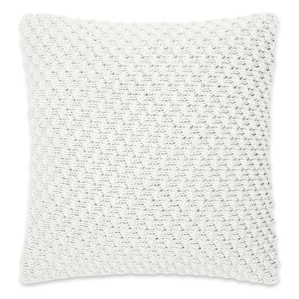 Knitted Decorative Bubble knit Cushion Cover, Ivory