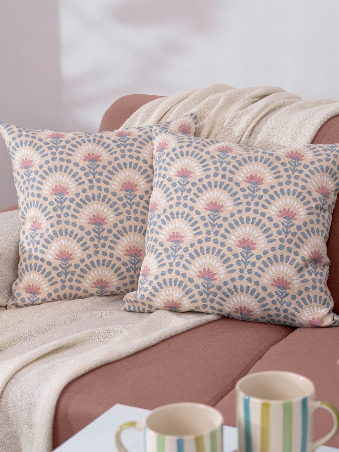 Floral Archway Cushion Cover