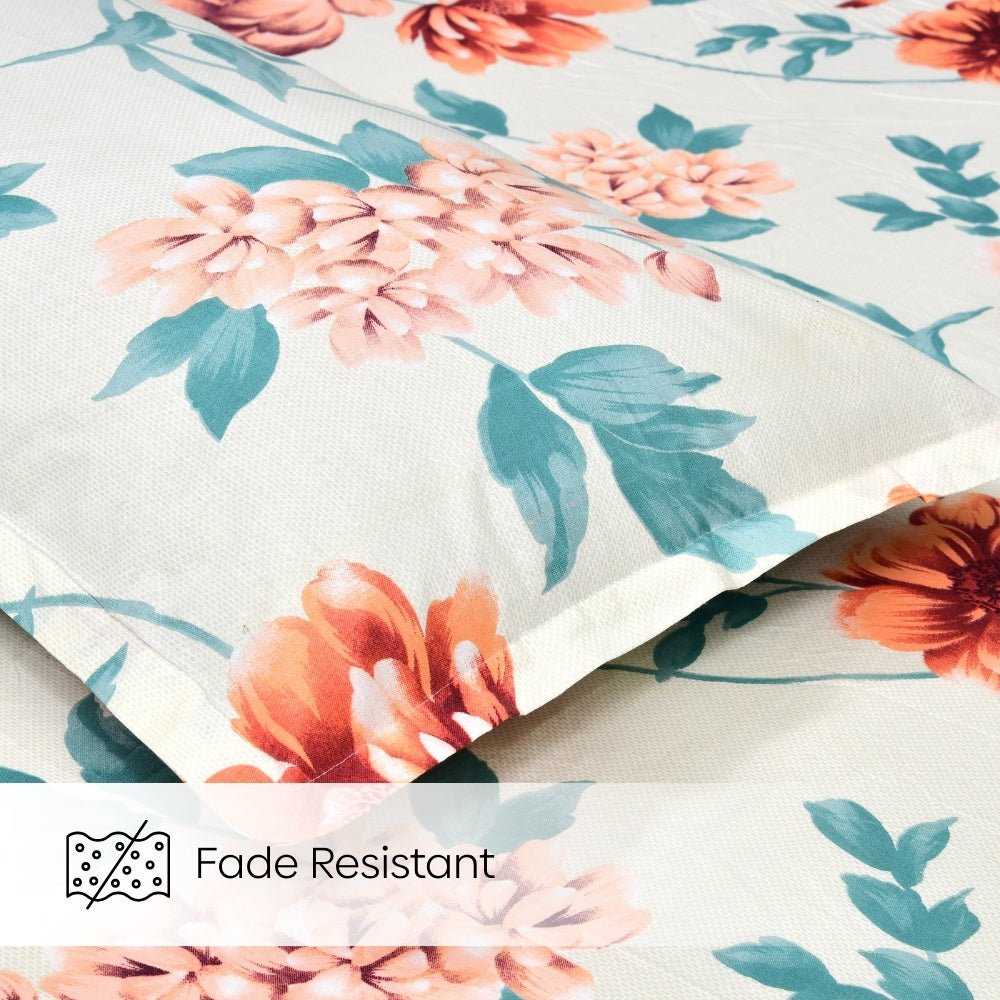 Meadow Muse 100% Cotton Double Bedsheet, 144TC - Bedsheets | haus & kinder