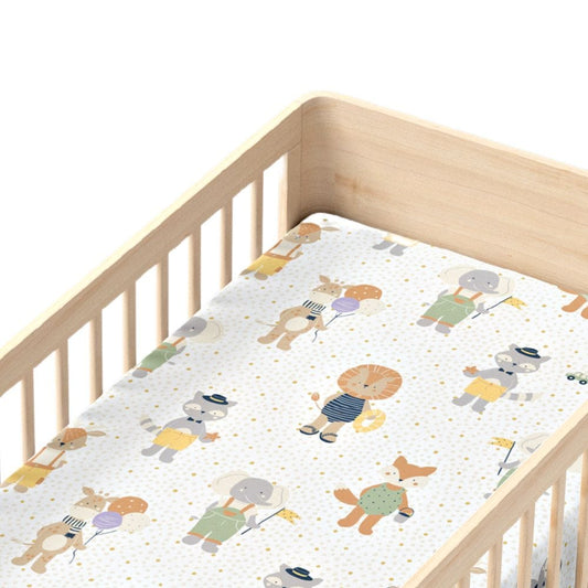 Fitted Crib Sheet, 52*28*8 Inches