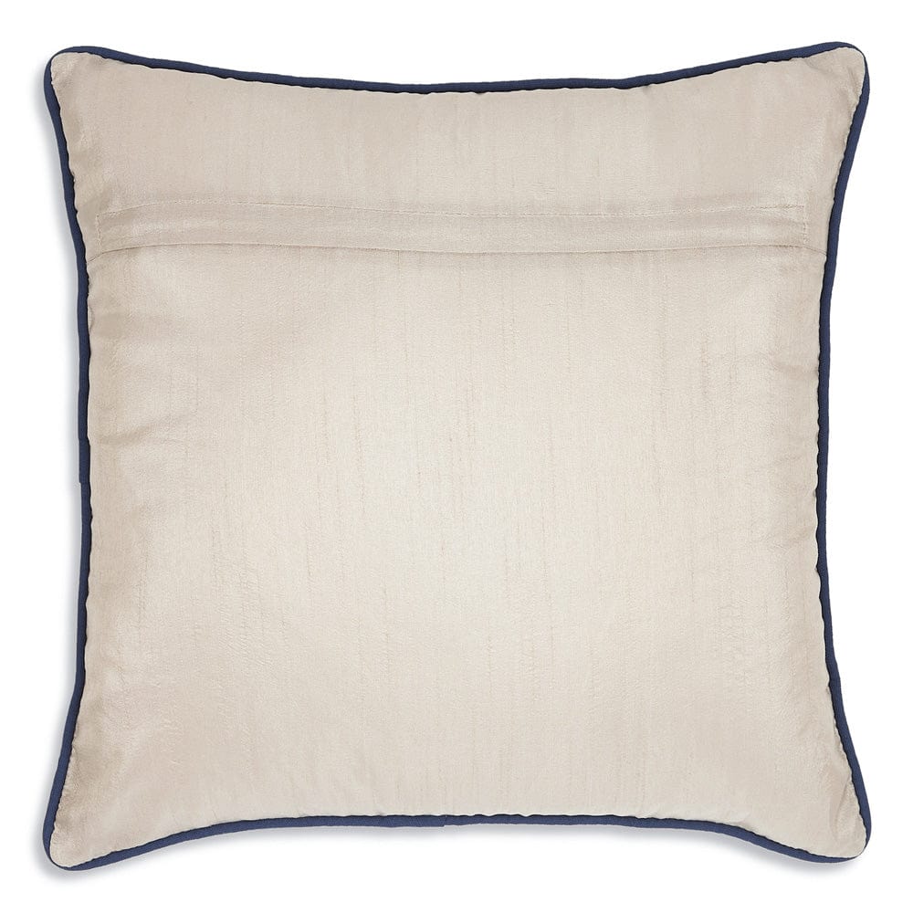 Embroidered Decorative Cushion Cover, Beaded flowers