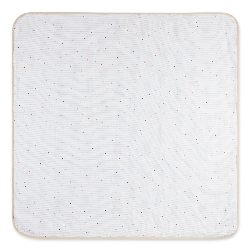 Jungle Party 100% Cotton Muslin Reversible Blanket for New Born Baby