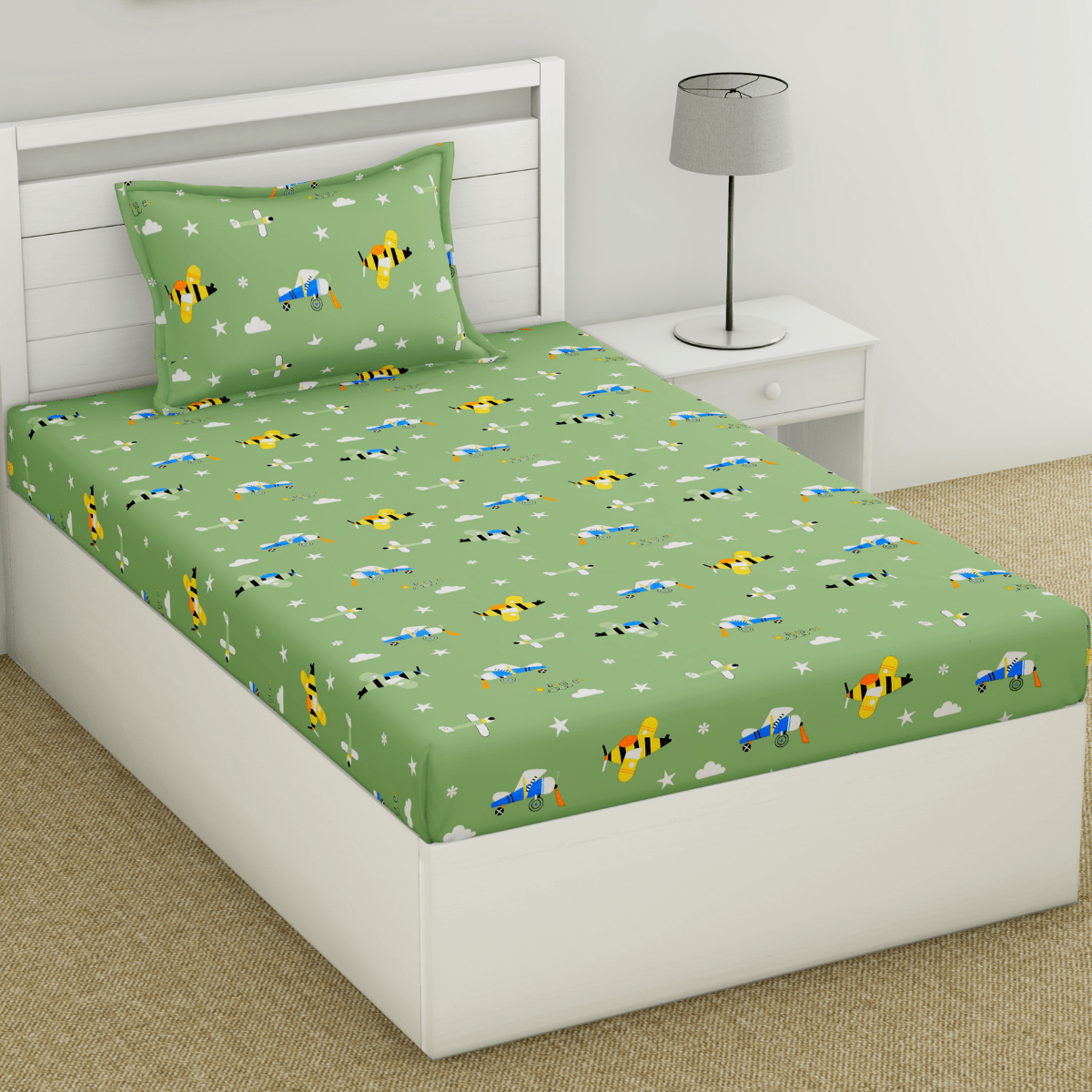 Single Size 100% Cotton Bedsheet
