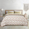 Digital Printed Ultra Soft Peach Finish Reversible Comforter, Rosewood Charm
