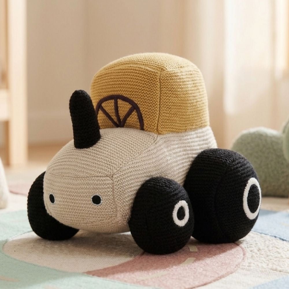 Knitted Toy, Vroom - Toys | haus & kinder