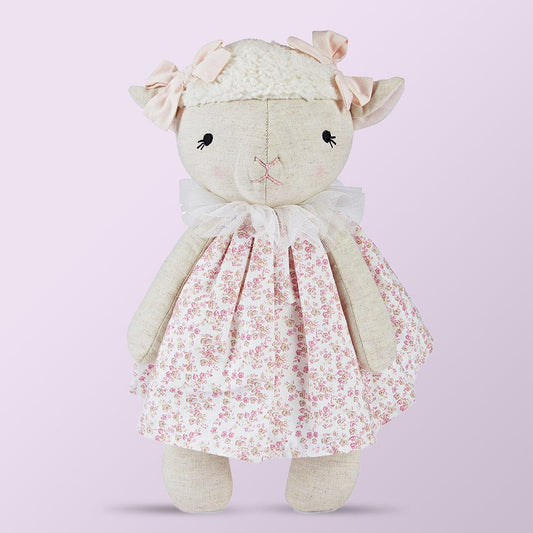 Woolly Cotton Lamb Rag doll