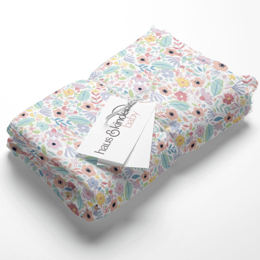 Citrus groove Collection 100% Cotton Muslin Swaddle Pack Of 3